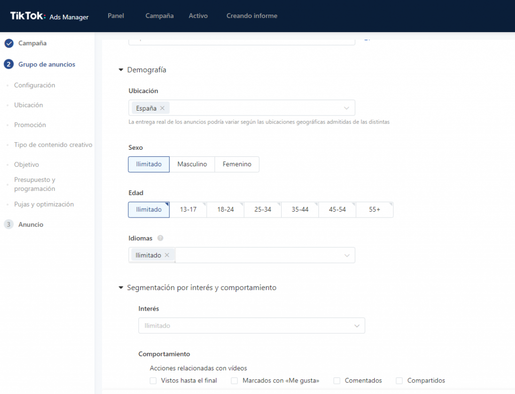 gg ad manager de tik tok