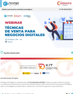 Descubre las nuevas técnicas de venta para Negocios Digitales. Boletín nª150