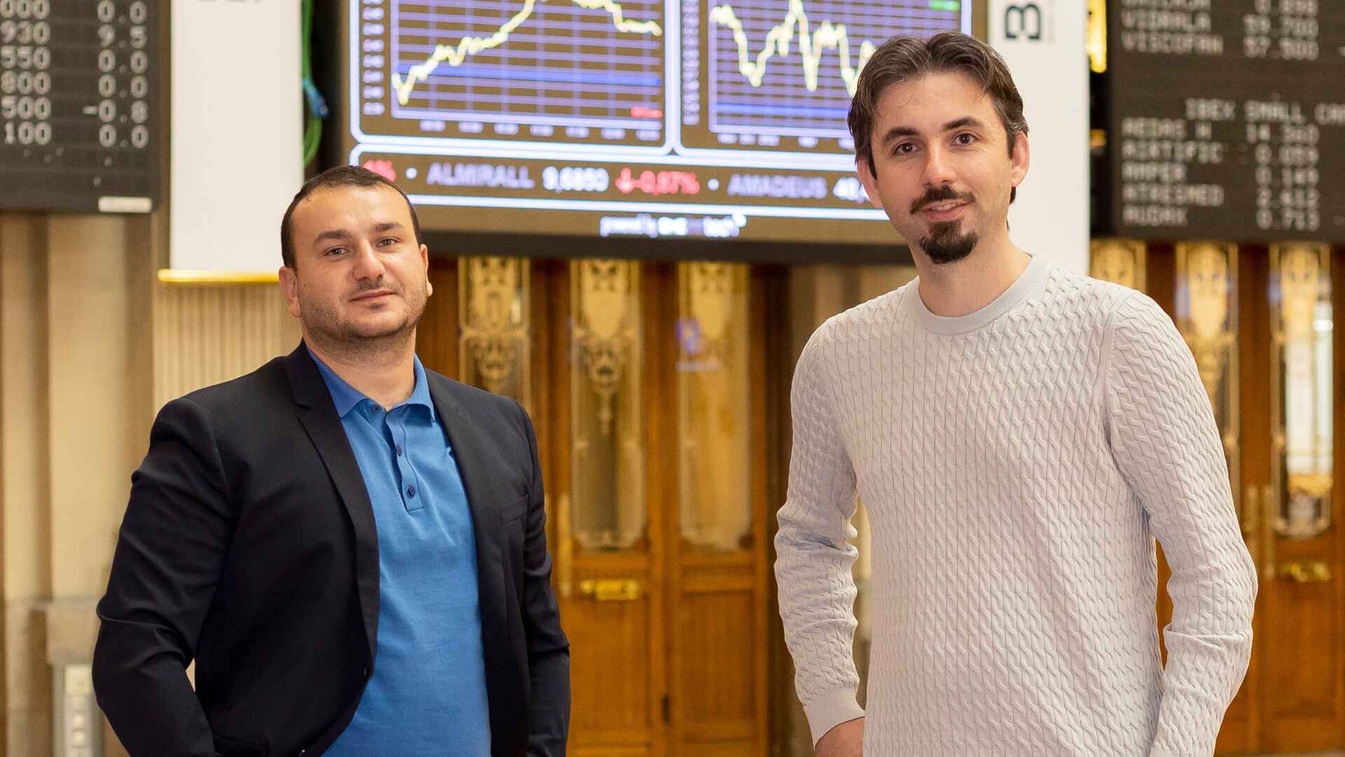 Andrei Manuel (izq), COO y co-founder de Bit2Me y Leif Ferreira, CEO y co-founder de Bit2Me. 