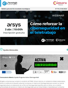 Cómo reforzar la ciberseguridad en el teletrabajo. Boletín 174