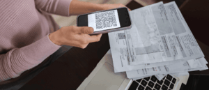 Factura física con QR