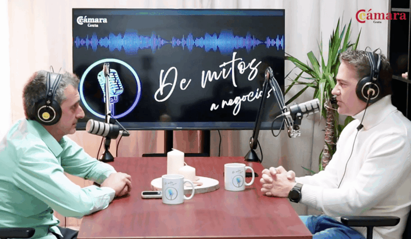 La Cámara de Ceuta presenta el podcast “De Mitos a Negocios” con Karim Bulaix, el presidente de la Cámara