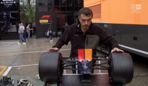 ©DAZN F1 Suspensiones impresas en 3D