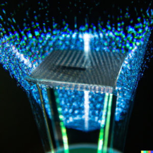 DALL·E 2022-07-25 10.00.26 - a quantum photonic processor